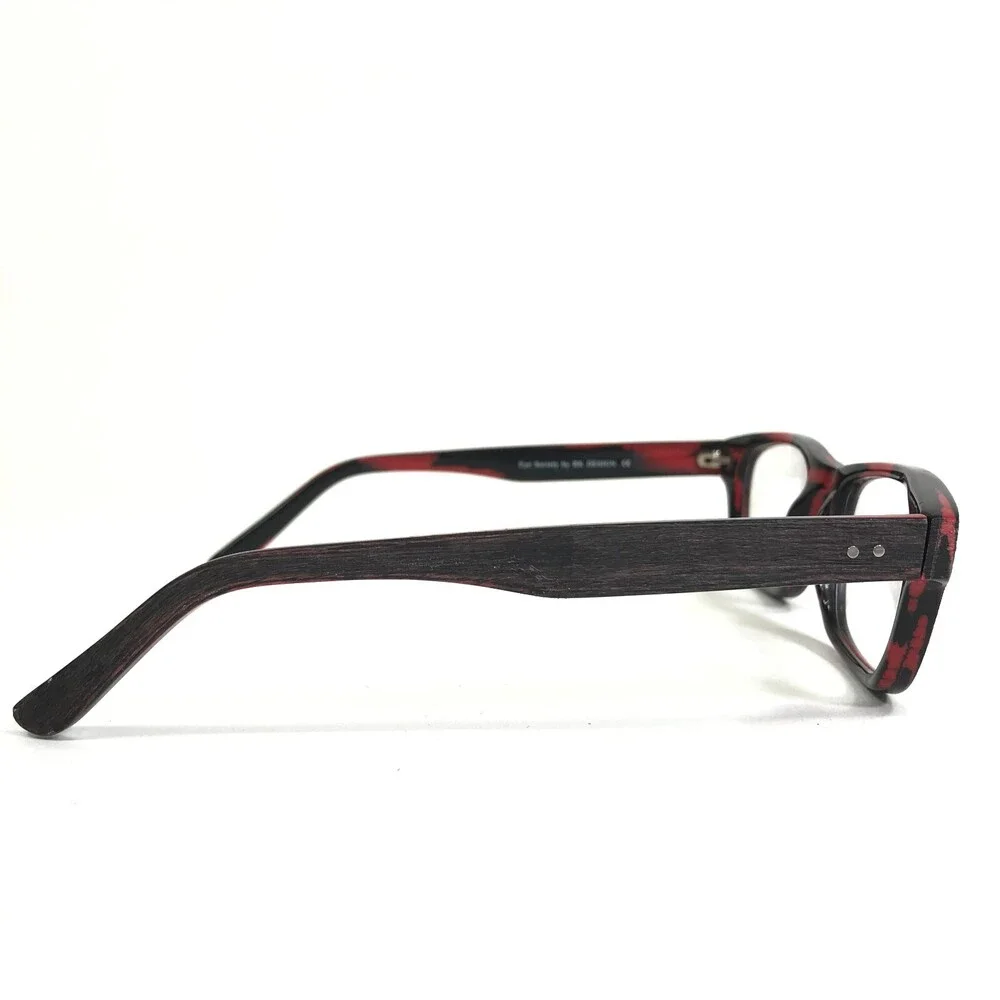 Eye Society Eyeglasses Frames Mod.ES brush 7A COL.B31 Black Red Wood 51-19-145